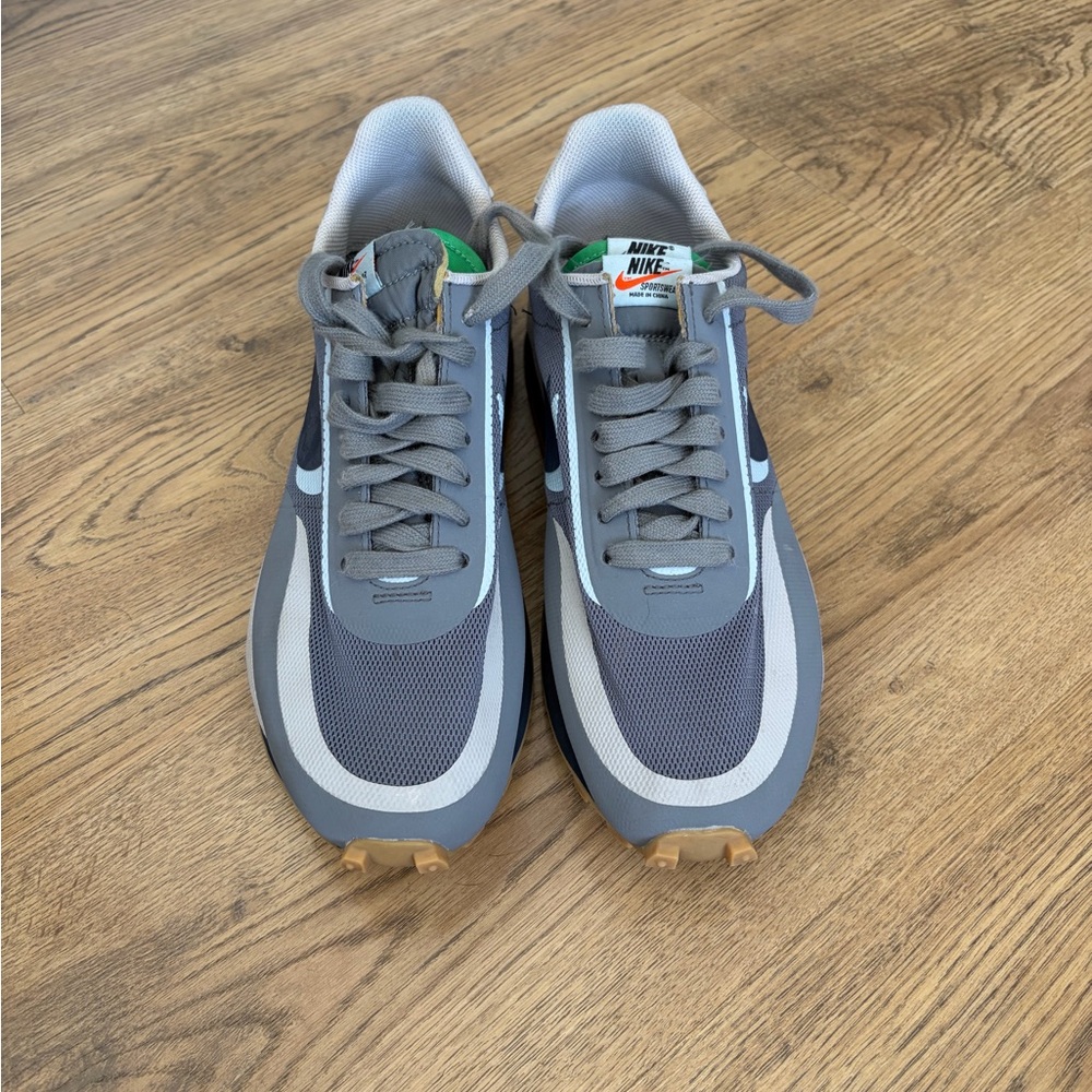 NIKE x sacai x clot x LDWaffle kiss of death 2 grey size 9.5 - Picture 3 of 7